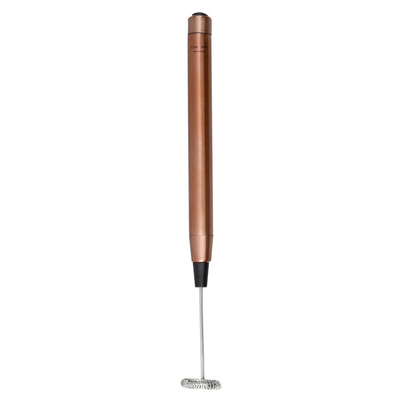 Elegant 3-Piece Copper Coffee Set: 8-Cup Cafetière, Milk Frother & 2 Matching Mugs